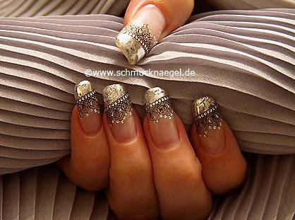 3D Nailart Sticker und Metallic-Folie