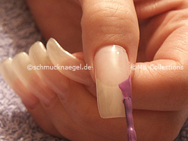 nail art pen in the colour purple