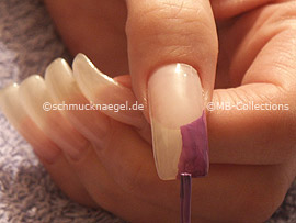 nail art pen in the colour purple